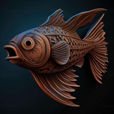 3D модель Риба родостомус (STL)
